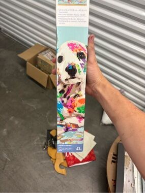Artist's Loft Paint-by-Number Kit Colorful Dalmatian Dog 20 x 16 in
